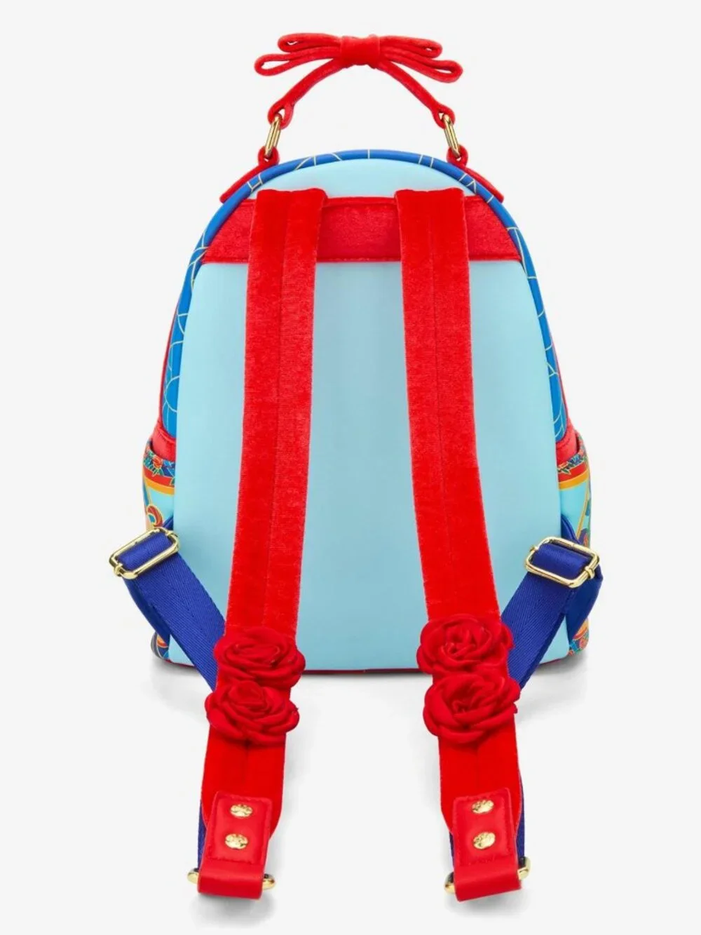 Loungefly Disney Beauty and the Beast Stained Glass Mini Backpack NWT - Picture 2 of 4